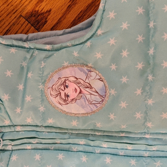Disney Frozen Hooded Puffer Vest - Picture 2 of 8